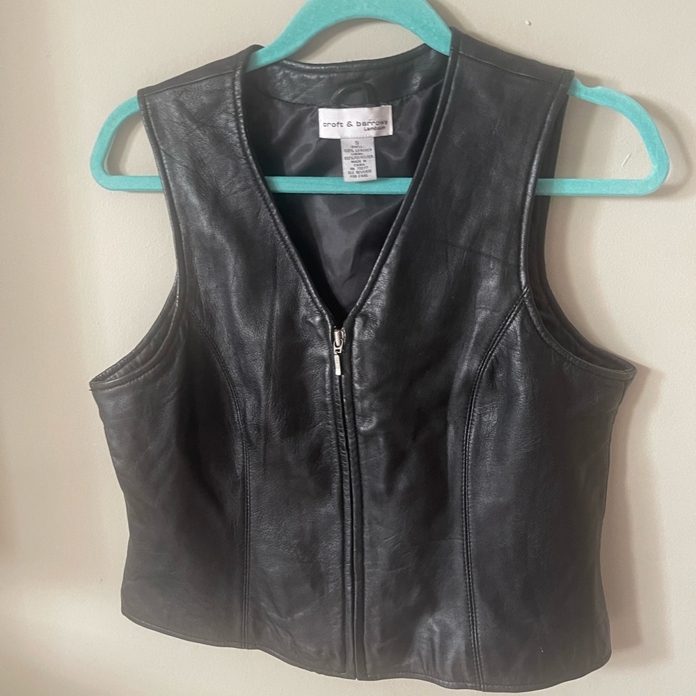 Leather Vest Women